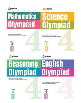 Olympiad Books Practice Sets Reasoning, Mathematics, Science, English for Class 4 (Paperback)