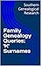 Family Genealogy Queries: '...