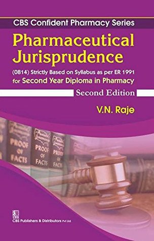 CBS Confident Pharmacy Series : Pharmaceutical Jurisprudence- for Second Year Diploma in Pharmacy