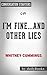 I’m Fine…And Other Lies by Whitney Cummings | Conversation St... by Daily  Books