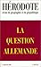 La question Allemande
