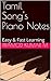 Tamil Song's Piano Notes by Pramod Kumar M
