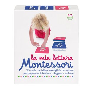Le mie lettere. Montessori. 26 carte con lettere smerigliate da toccare per preparare il bambino a leggere e scrivere