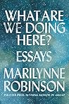 What Are We Doing Here? Book cover for What Are We Doing Here?