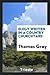 Elegy Written in a Country Churchyard by Mr. Gray