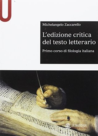 L'edizione critica del testo letterario (Paperback)