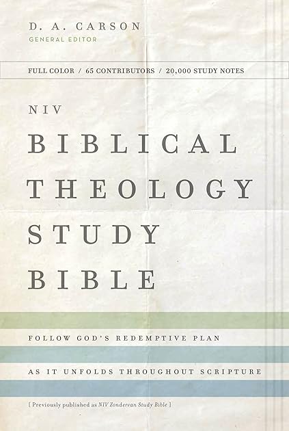 NIV, Biblical Theology Study Bible: Follow God’s Redemptive Plan as It Unfolds throughout Scripture = NIV Zondervan Study Bible