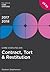 Core Statutes on Contract, Tort & Restitution 2017-18