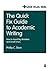 The Quick Fix Guide to Academic Writing: How to Avoid Big Mistakes and Small Errors (Student Success)