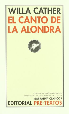 Portada de El canto de la alondra, de Willa Cather