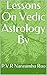 Lessons On Vedic Astrology By