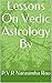 Lessons On Vedic Astrology By by P.V.R. Narasimha Rao