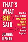 That's What She Said by Joanne Lipman