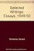 Selected writings