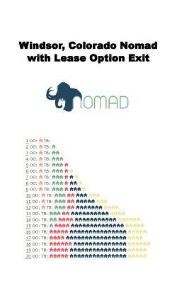 Windsor, Colorado Nomad with Lease Option Exit: A plan to purchase 20 rental properties in 15 years starting with just $3,000. (Paperback)