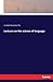 Lectures on the science of language