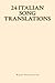 24 Italian song translation...