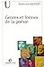 Genres et formes de la poésie