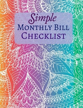Simple Monthly Bill Checklist (Extra Large Budget Planner Checklist)