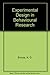 Experimental Design in Beha...
