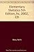 Elementary Statistics 5th E...