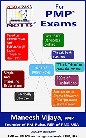 Read And Pass Notes For PMP Exams (Based On PMBOK Guide 6th Edition): The Right Way To Clear PMP Exams