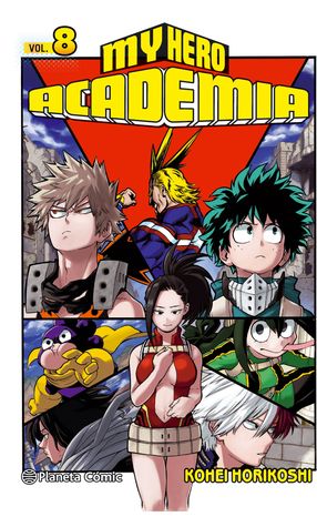 Portada de My Hero Academia 08, de Kohei Horikoshi