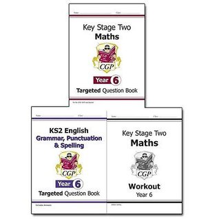 KS2 Targeted Question Book Collection Year 6 New Curriculum 3 Books Bundle (Grammar, Punctuation & Spelling - Yr 6,KS2 Maths Targeted Question Book - Year 6,KS2 Maths Workout - Year 6 (Paperback)