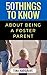 50 Things to Know About Being a Foster Parent by Tina Butters-Hargrave
