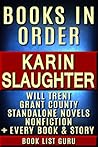 Karin Slaughter Books in Order: Will Trent series, Grant County series, all short stories, standalone novels, and nonfiction, plus a Karin Slaughter biography. (Series Order Book 11)