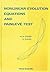 NONLINEAR EVOLUTION EQUATIONS AND PAINLEVE TEST by N Euler