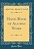 Hand Book of Alumni Work (Classic Reprint)