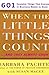 When the Little Things Count