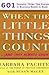 When the Little Things Count by Barbara Pachter
