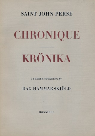 Chronique/Krönika (Paperback)