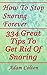 How To Stop Snoring Forever...