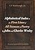 Alphabetical Index to the First Lines of All Stanzas of Poetr... by S.T. Kimbrough