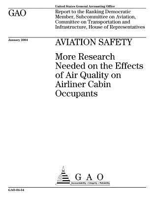 Aviation Safety: More Research Needed on the Effects of Air Quality on Airliner Cabin Occupants