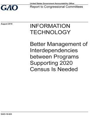 Information Technology: Better Management of Interdependencies Between Programs Supporting 2020 Census Is Needed