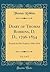 Diary of Thomas Robbins, D. D., 1796-1854, Vol. 2 of 2: Printed for His Nephew; 1826-1854 (Classic Reprint)