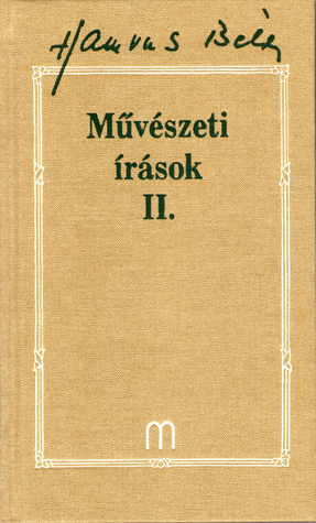 Művészeti írások II. (Hardcover)