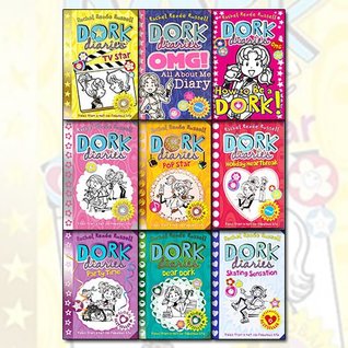 Skating Sensation, TV Star, Holiday Heartbreak, Dear Dork, Omg All About me Dairy, Dork Diaries, Party Time, Pop Star, How to be a Dork WBD (Dork Diaries #1-8)