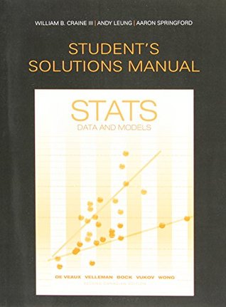 Student Solutions Manual for Stats: Data and Models, Second Canadian Edition (Paperback)