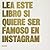 Lea este libro si quiere ser famoso en instagram