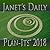 Janet's Daily Plan-Its 2018 by Janet Booth