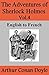 The Adventures of Sherlock Holmes Vol.4: English to French