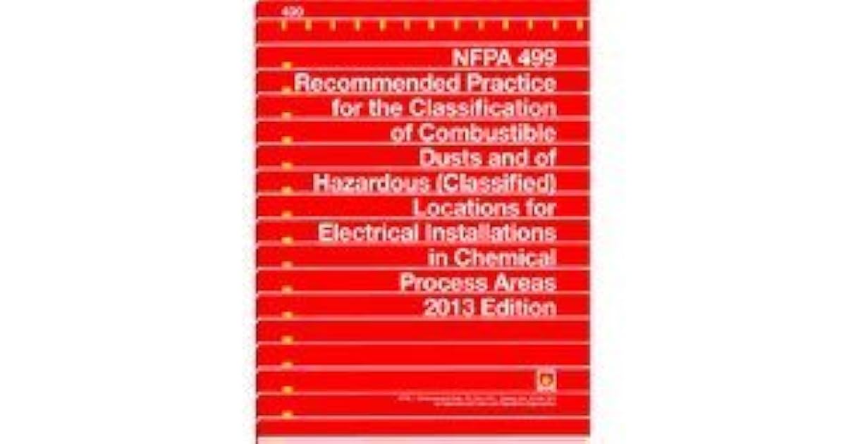 NFPA 499 Classification of Combustible Dusts and of Hazardous