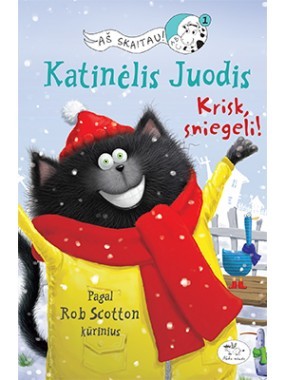 Katinėlis Juodis: krisk, sniegeli!