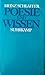 Poesie und Wissen by Heinz Schlaffer