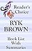 RYK BROWN: BOOKS CHECKLIST ...